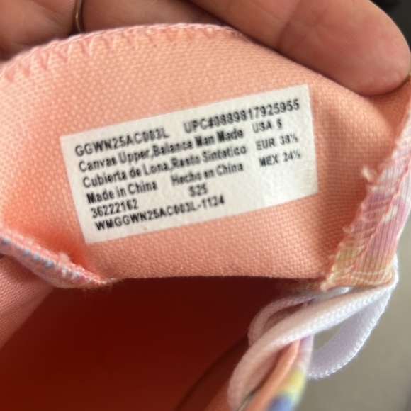 Wonder nation Colorful memory foamHigh-Top Sneakers size 6 - Picture 5 of 5